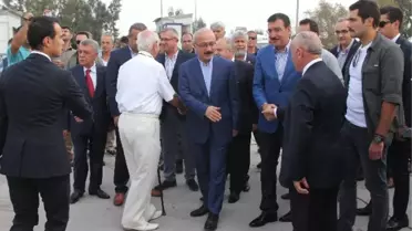 Bakan Elvan ve Tüfenkci Mersin'de