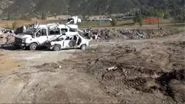 Şemdinli'deki PKK Saldırısında Ölen Siviller Toprağa Verildi