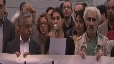 Hdp'lilerin Gözaltına Alınması Protesto Edildi