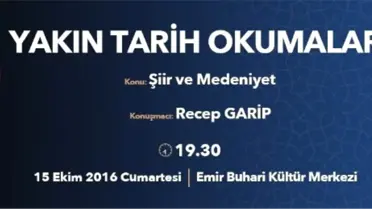 Yakın Tarih Okumaları Başlıyor