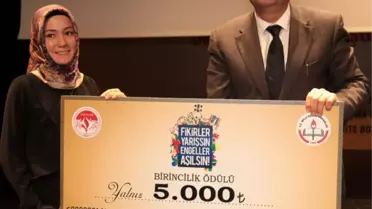 Özel Eğitim ve Materyal Etkinlik Yarışması' Ödül Töreni