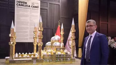 Çamlıca Camii'nin Üzlerce Kilo Altın ve Gümüşten Yapılan Minyatürü Sergileniyor