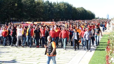 Galatasaray Ata'nın Huzurunda