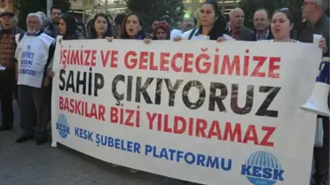 Kesk Üyeleri Ankara'daki Mitingin Yasaklanmasını Protesto Etti