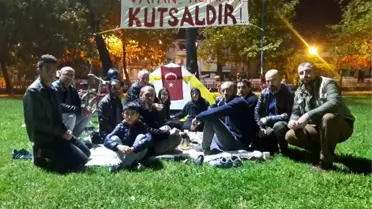 15 Temmuz Çadırını Yeniden Kurdular