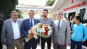 Kenan Sofuoğlu'na Mehteranlı Karşılama