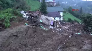 Rize'de Heyelan: 2 Ölü