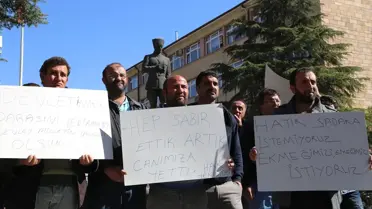 Avanos'ta İşçiler Yürüyüş Yaptı