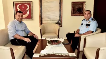 Emniyet Müdürü Çakmaklı'dan Başkan Yücel'e Ziyaret