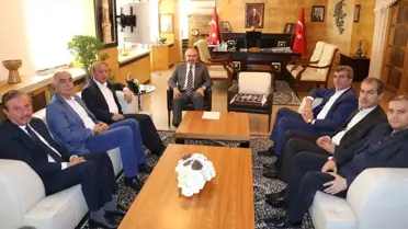 Mardin AK Parti İl Teşkilatı, Vali Yaman'ı Ziyaret Etti