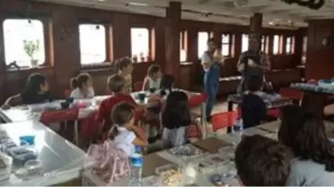 8 - 12 Yaş Deniz Kabuğundan Tasarımlar
