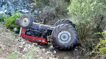 Kozan'da Traktör Takla Attı: 1 Yaralı