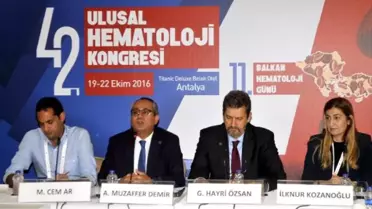 Ulusal Hematoloji Kongresi Belek'te Yapıldı