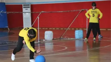 Görme Engelliler Goalball 1'inci Lig Müsabakaları Başladı