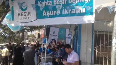Kahta'da Bin 500 Kişilik Aşure Dağıtıldı