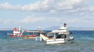 Kırklareli'nde Balıkçı Teknesi Alabora Oldu