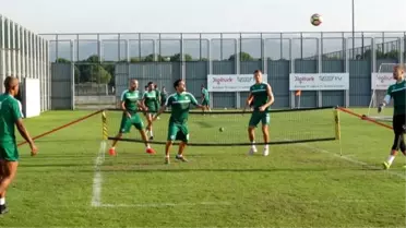 Bursaspor'da Neşeli Çalışma