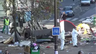Paris'te Polis, Sığınmacı Çadırlarını Kaldırdı