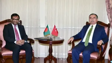 Milli Eğitim Bakanı Yılmaz, Bangledeş Büyükelçisi Sıddıki'yi Kabul Etti
