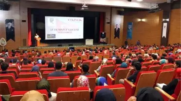 Rteü'de '15 Temmuz Gecesi Anma Töreni'