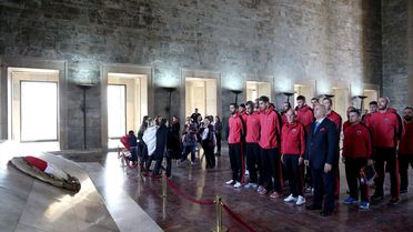 Nesine.com Eskişehir Basket, Ata'nın Huzurunda