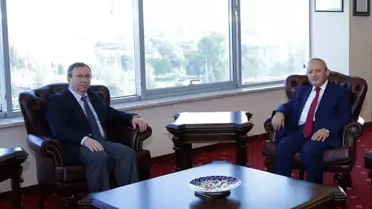 Tü Rektörü Prof. Dr. Tabakoğlu'na Ziyaret