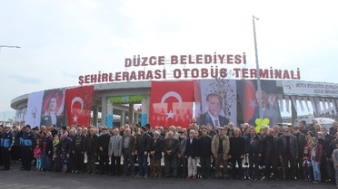 Bakan Faruk Özlü Düzce Şehirler Arası Otobüs Terminalinin Açılışını Yaptı