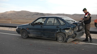 Burdur'da Trafik Kazası: 1 Yaralı