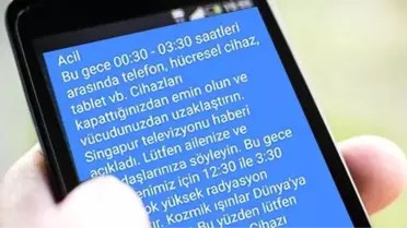 Whatsapp'tan Paylaşılan Radyasyon İddiası Boş Çıktı!