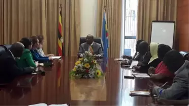 Sankon Genel Başkanı Atasoy, Uganda Başbakanı Rugunda'yı Ziyaret Etti