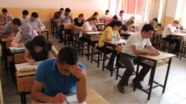 Babaeski'de Ölçme Değerlendirme ve İzleme Sınavı Yapıldı