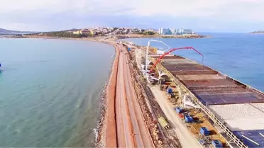 Cunda Köprüsü '350 Fore Kazık' Üzerinde Yükseliyor