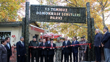 Egemenlik Parkı 15 Temmuz Demokrasi Şehitleri Parkı Oldu