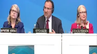 Adalet Bakanı Bozdağ, NATO Toplantısı'nda Hdp'liler İlgili Konuştu; Hdp'li Pir İtiraz Etti