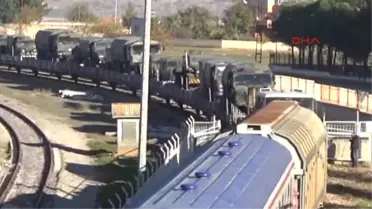 Gaziantep Istanbul'dan Islahiye'ye Askeri Sevkiyatı Sürüyor