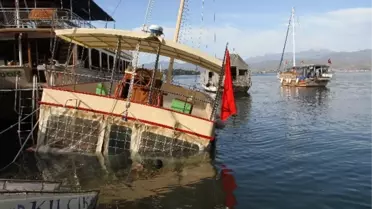 Fethiye'de Günlük Gezi Teknesi Battı