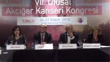 Antalya 'Akciğer Kanseri Tedavisinde Umut Verici Gelişmeler Var'