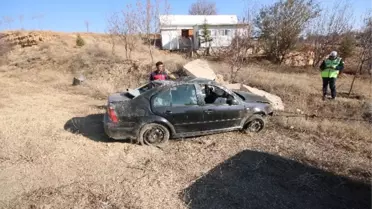 Beyşehir'de Otomobil Takla Attı: 1 Yaralı