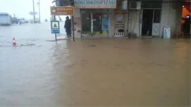 Çanakkale'de Şiddetli Sağanak Yaşamı Olumsuz Etkiledi