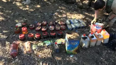 PKK'ya Ait Malzeme Deposu Bulundu