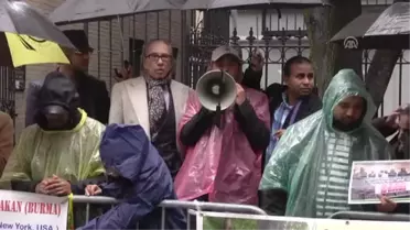 Arakanlı Müslümanlara Yönelik Şiddet ABD'de Protesto Edildi - New York