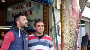 Demirköprü Barajı'nda 60 Kiloluk Yayın Yakalandı