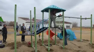 Günyüzü Belediyesinden Parklara Oyun Gurubu