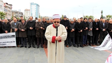 Halep'te Ölenler İçin Samsun'da Gıyabi Cenaze Namazı Kılındı