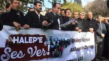 Şanlıurfa'da Stk'lar Halep'te Yaşanan İnsanlık Dramına Dikkat Çekti