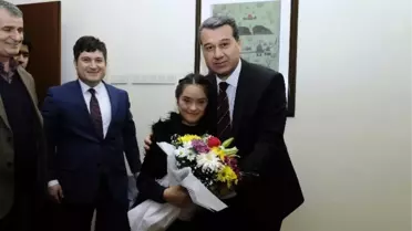 Zihinsel Engelli Öğrenciler Vali Çelik'i Ziyaret Etti