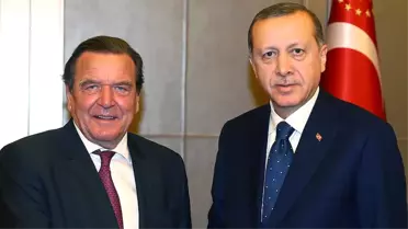 Cumhurbaşkanı Erdoğan, Schröder'i Kabul Etti