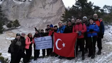 Afdos Üyeleri Ornaş Kayalıkları'na Yürüdü
