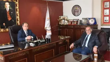 Mtso Başkanı Hasan Hüseyin Erkoç'dan Baro Başkanına Hayırlı Olsun Ziyareti