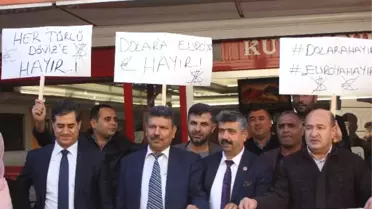 Osmaniye'de 'Dolara Hayır Türk Lirasına Evet' Yürüyüşü